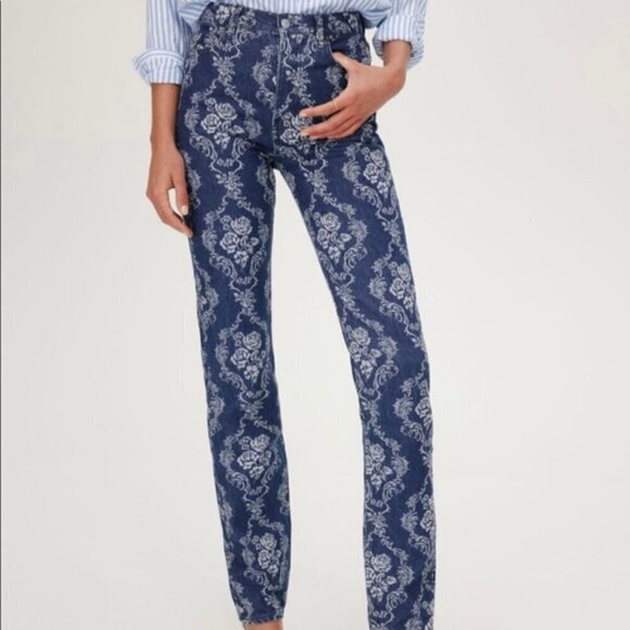 Reformation Cynthia High Rise Straight Jeans Size 26 - Picture 1 of 10